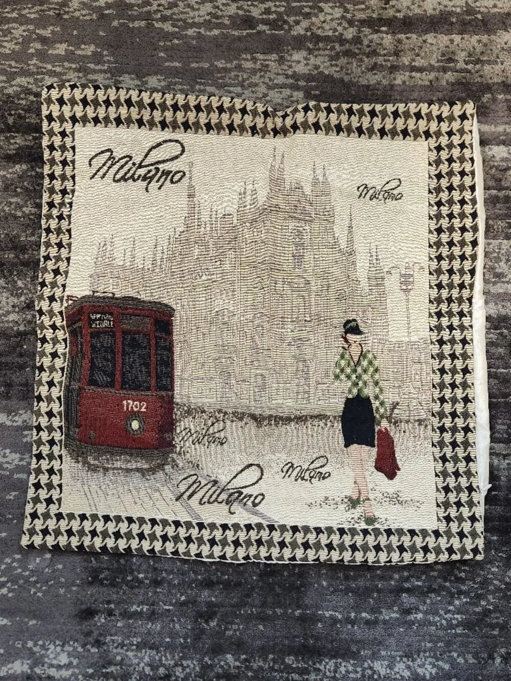 Milan Italy - Decorative Pillow Cover